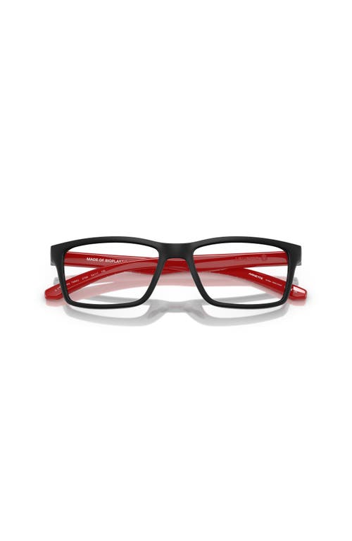 Arnette 52mm Rectangle Optical Glasses In Black