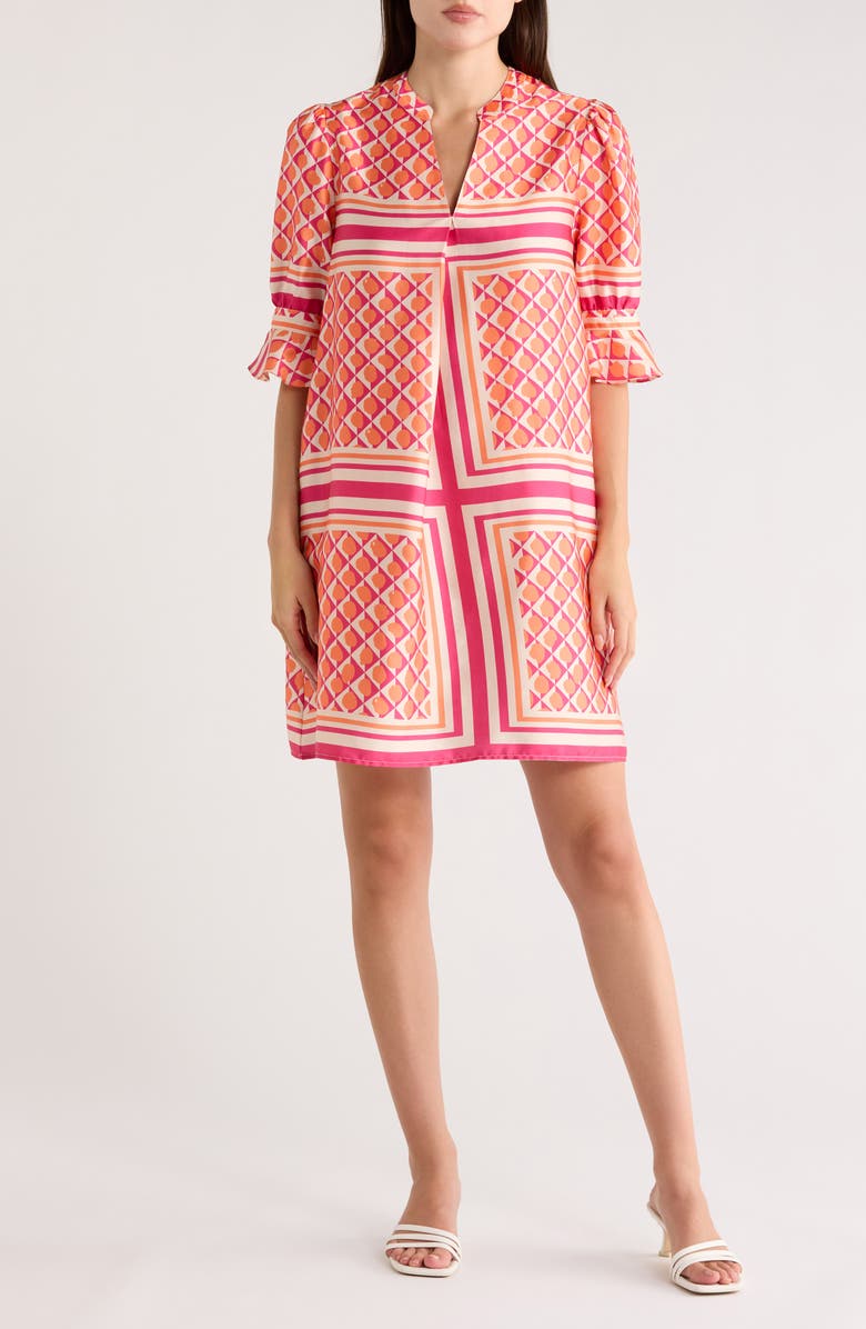 AREA STARS Tunic Dress, Main, color, Orange