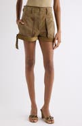 Isabel Marant Marline Cuffed Suede Shorts