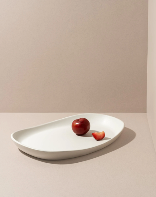 Gharyan Stoneware Mini Long Stoneware Serving Platters | Dadasi In Black - Small