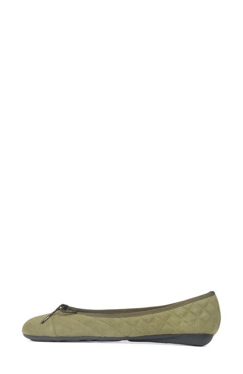 Paul Mayer Best Cap Toe Ballet Flat In Brown