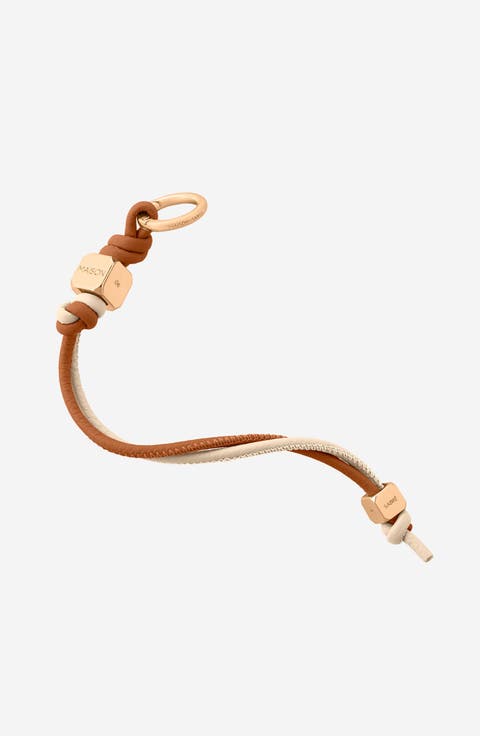 Leather Wristlet Charm