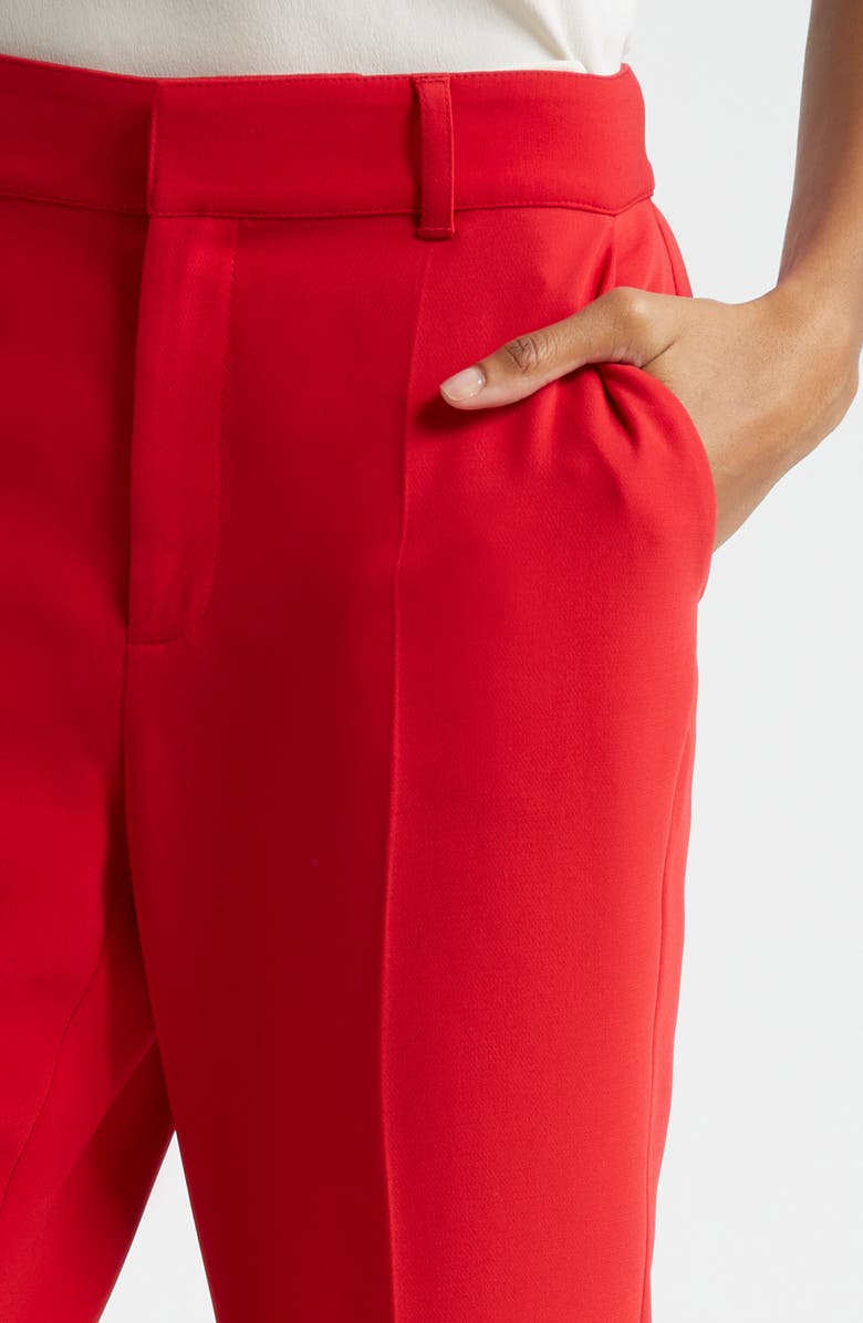 Cinq à Sept Kerry Straight Leg Pants, Alternate, color, Candy Apple