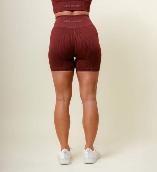 While On Earth™ High-rise Aura Short 5" In Red