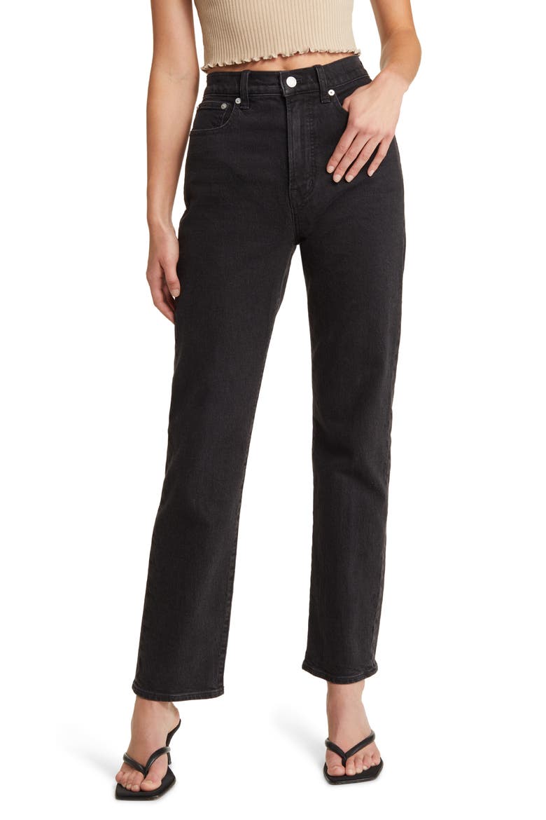 The '90s Straight Leg Jeans, Main, color, BELMERE WASH