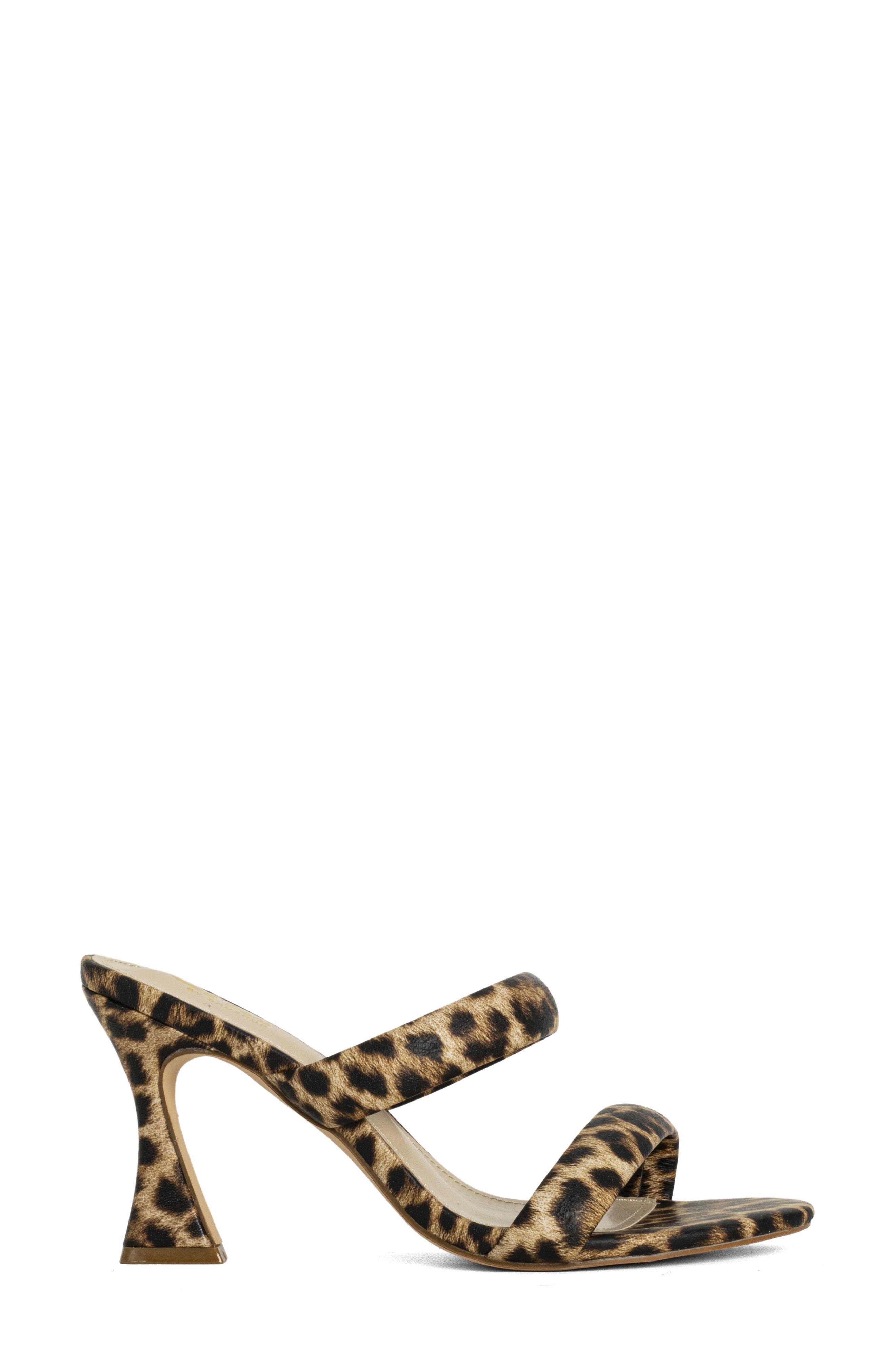 Fedora Slide Sandal, Alternate, color, LEOPARD PRINT