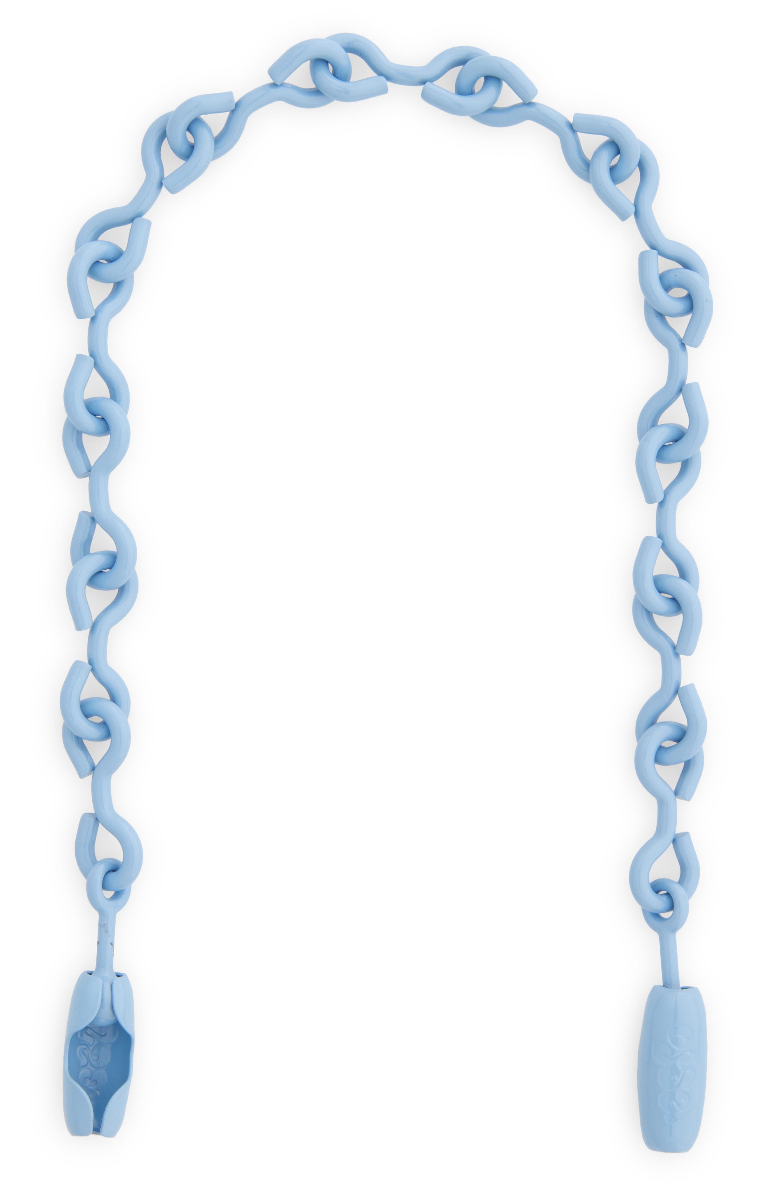 Mini Exploded Bar Chain Wrist Strap, Main, color, DUTCH CANAL BLUE