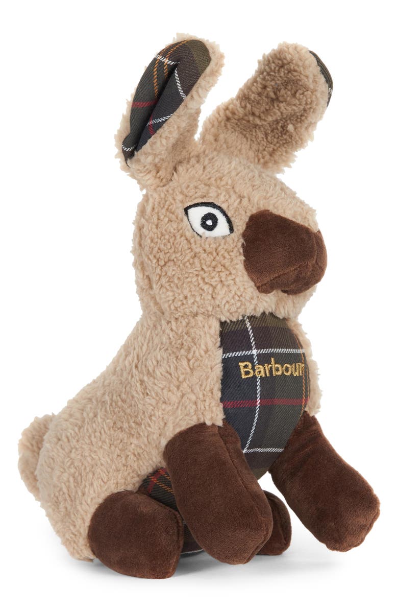 Barbour Rabbit Squeaker Dog Toy, Alternate, color, 