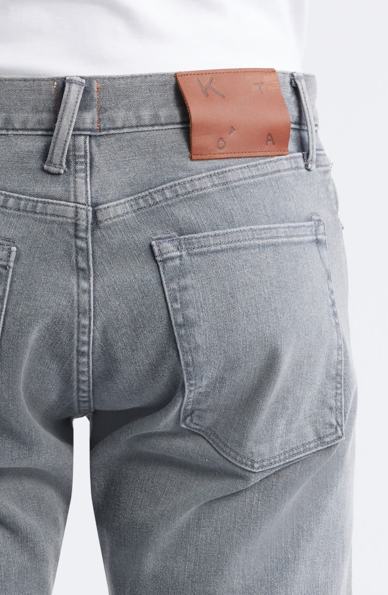 HIROSHI KATO The Hammer Straight Leg 10.5-Ounce Stretch Selvedge Jeans, Alternate, color, Granite