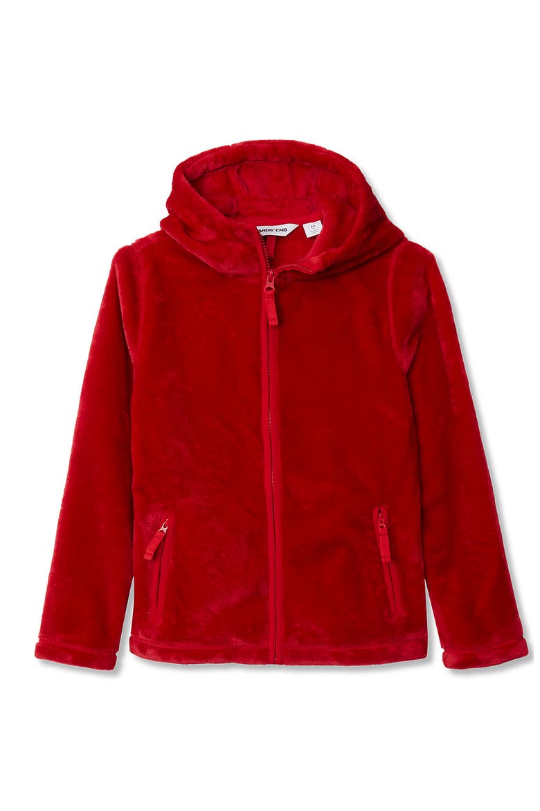 Girls Softest Fleece Jacket, Main, color, Apple Red
