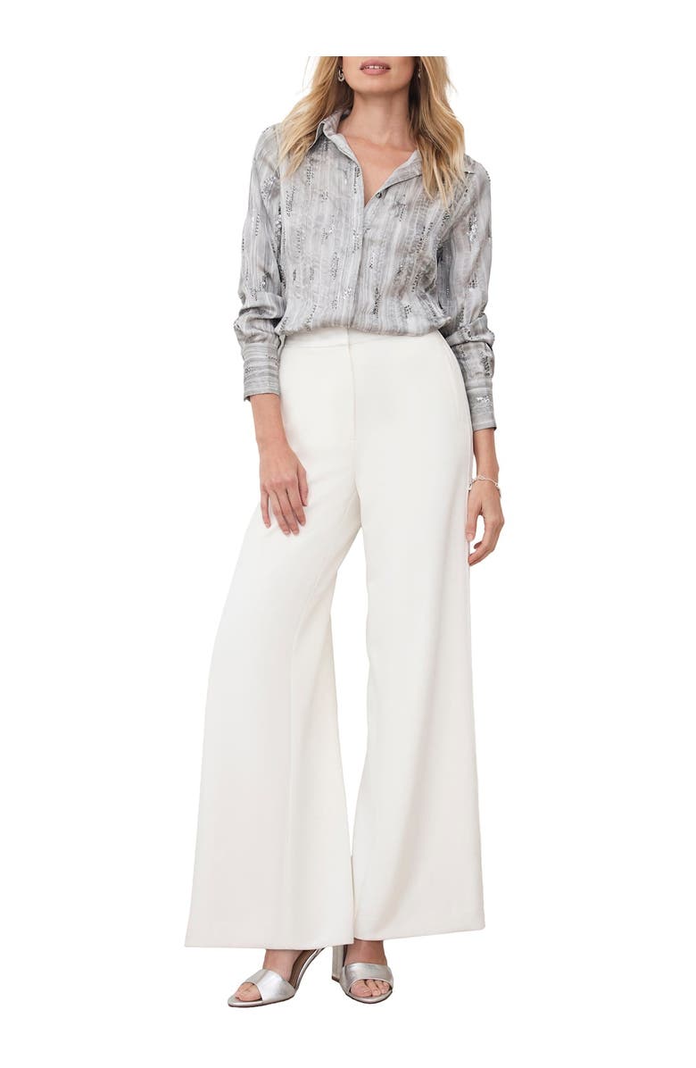 MINT VELVET Sequin Embellished Shirt, Alternate, color, Grey