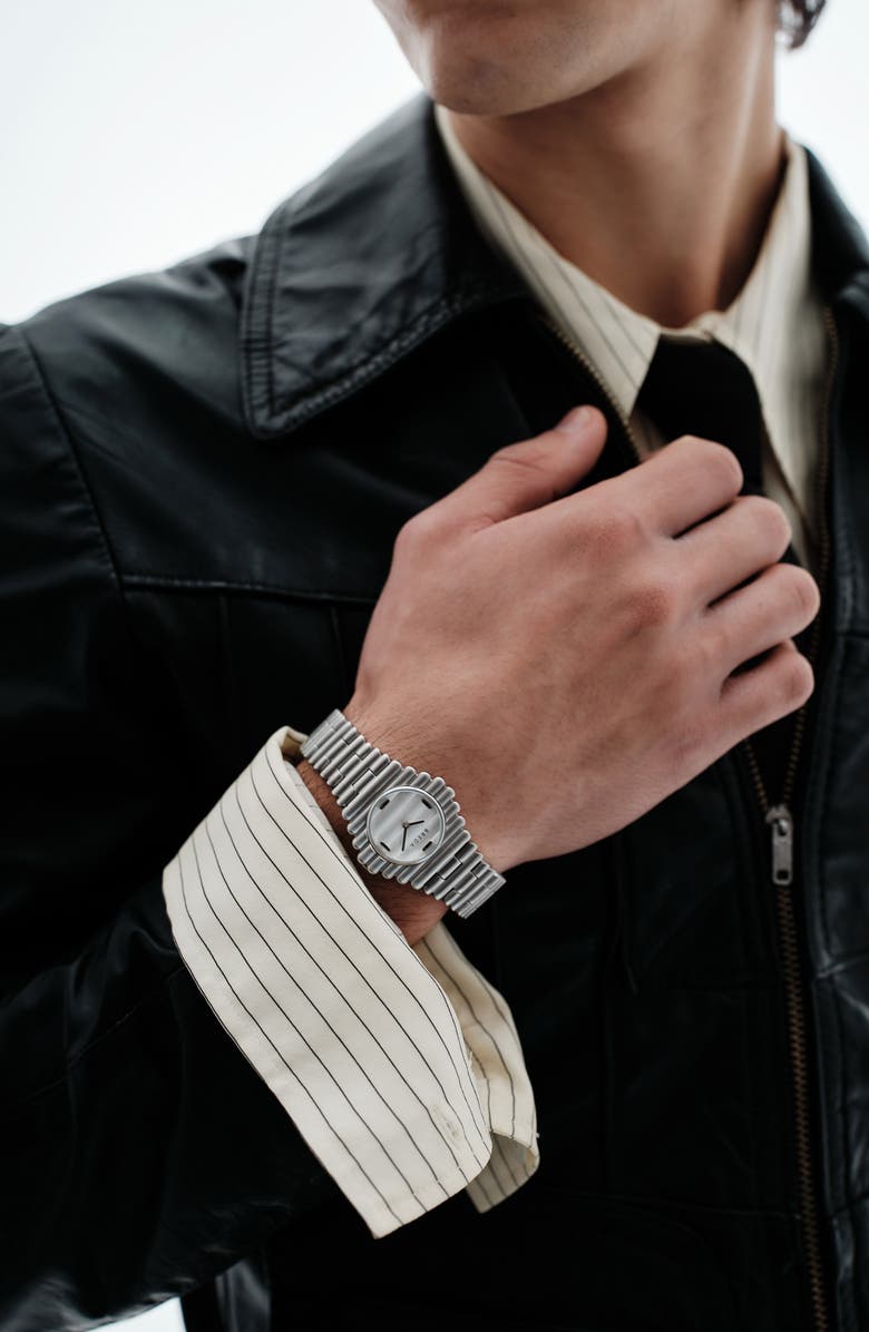 BREDA The Coda Bracelet Watch, 32mm, Alternate, color, Stainless Steel