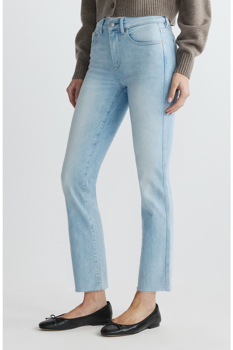Mara Instasculpt™ Mid Rise Ankle Straight Leg Jeans, Alternate, color, OCEAN