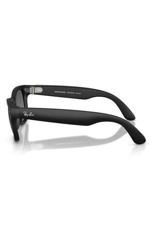 Ray Ban Ray-ban Meta Wayfarer 50mm Polarized Ai Glasses In Black