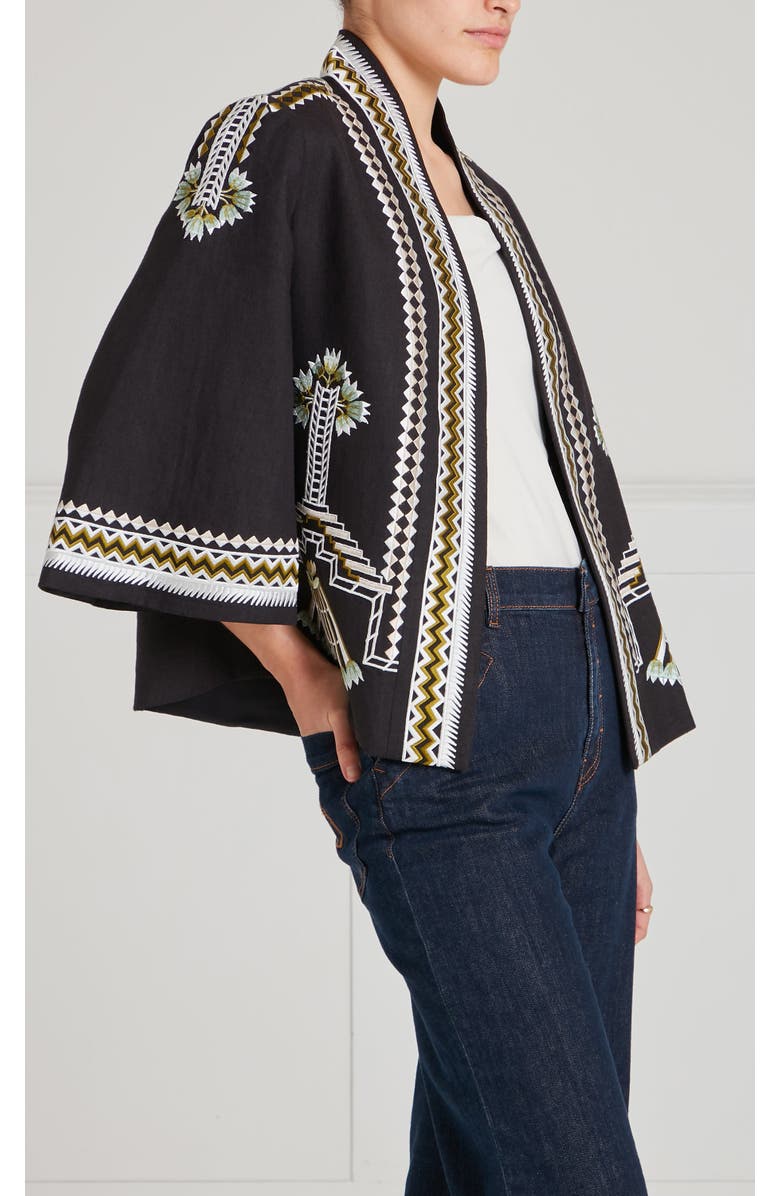 Temperley London Avalon Jacket, Alternate, color, Black