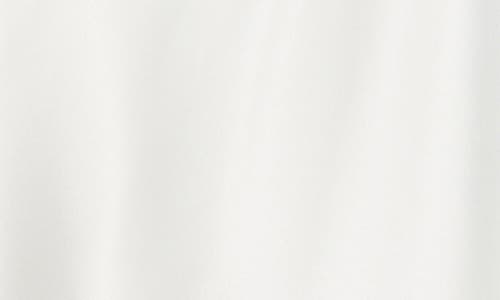 Renee C Cowl Neck Long Sleeve Satin Minidress In White