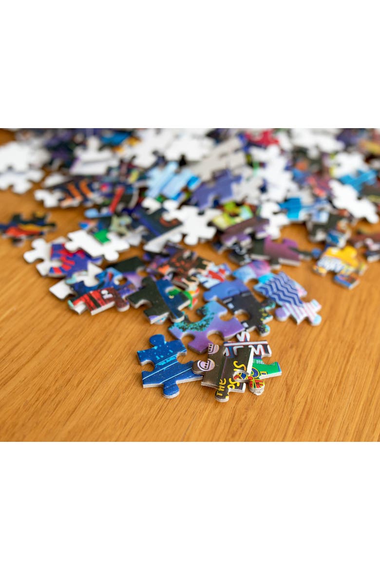 '80s Game Room Pop Culture 1000 Piece Jigsaw Puzzle By Rachid Lotf, Alternate, color, Multi-Color