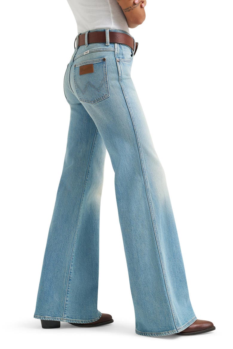 '70s Flare Jeans, Alternate, color, GOLDEN DAZE