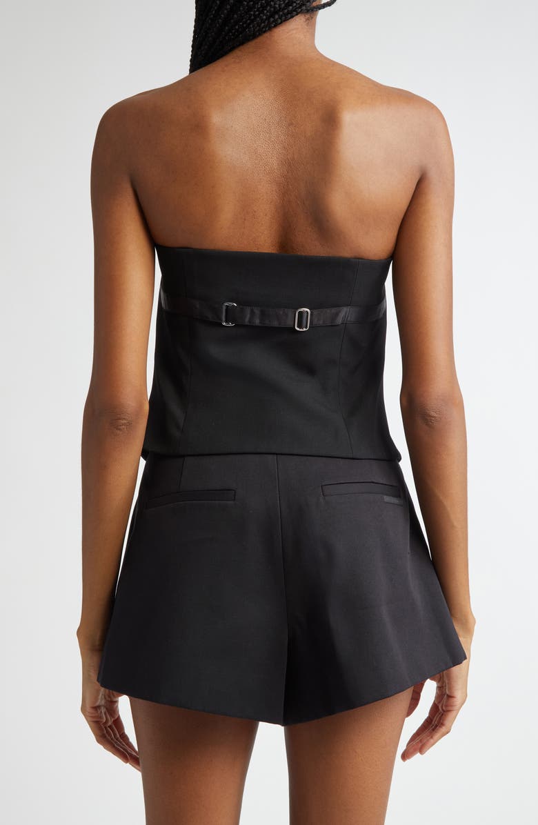 Alexander Wang Deconstructed Strapless Wool Vest, Alternate, color, 