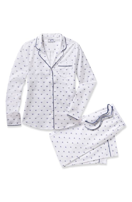 PETITE PLUME PETITE PLUME BUZZIN' COTTON TWILL PAJAMAS 