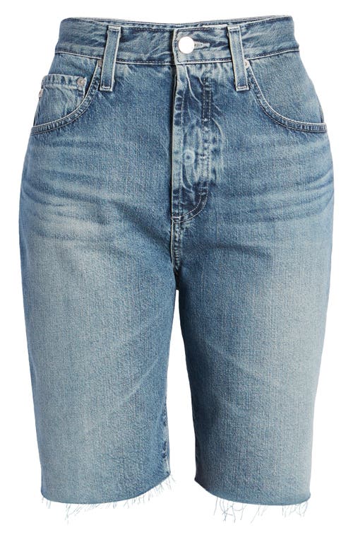Ag Kerah Raw Hem Denim Shorts In Yale