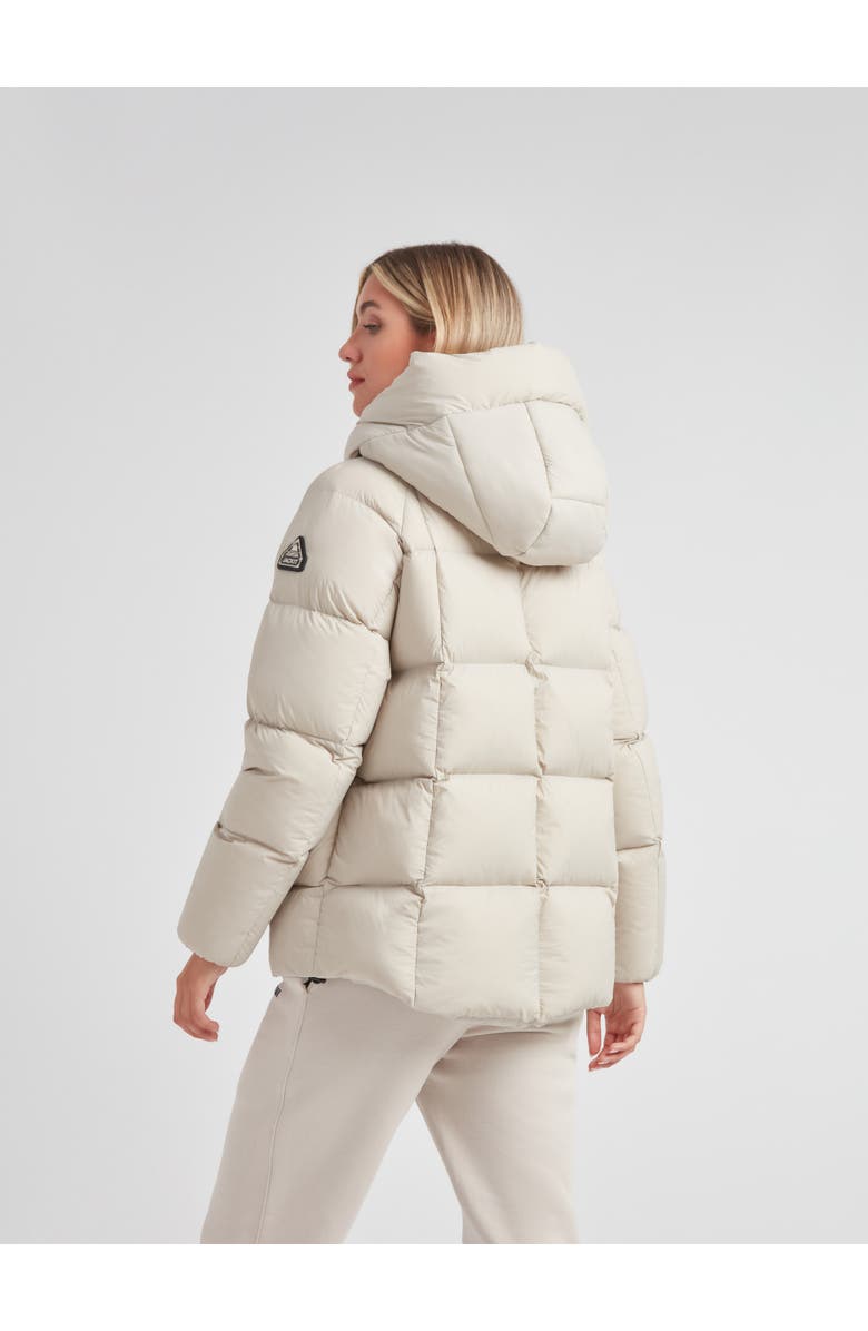 JACK1T Cloud Prime Hooded Down Jacket, Alternate, color, Stone/Sage