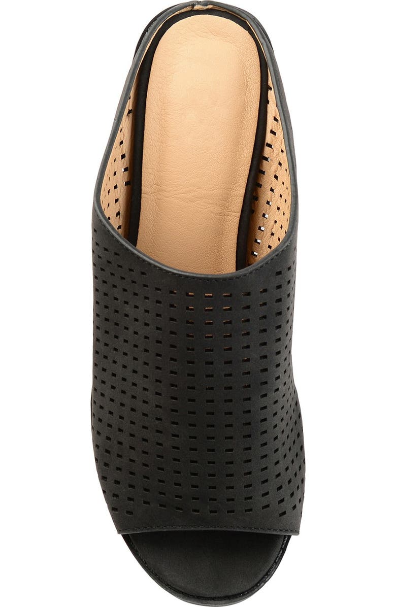 JOURNEE Ziff Perforated Mule, Alternate, color,