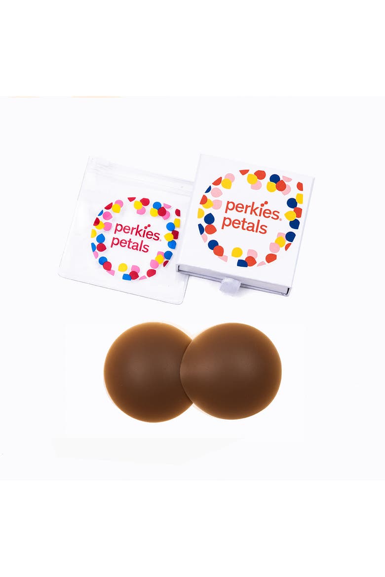 Petals Nipple Covers, Main, color, Dark Nude