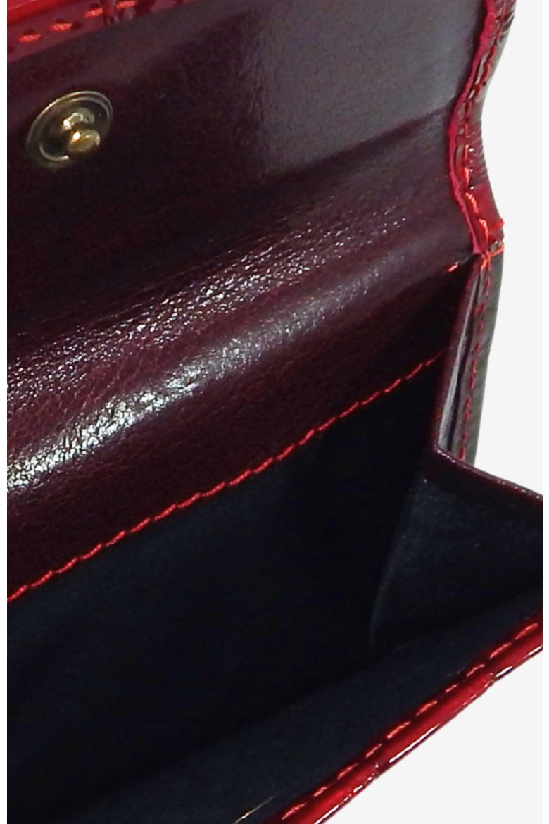Gallop Patent Leather Wallet 574, Alternate, color, Red