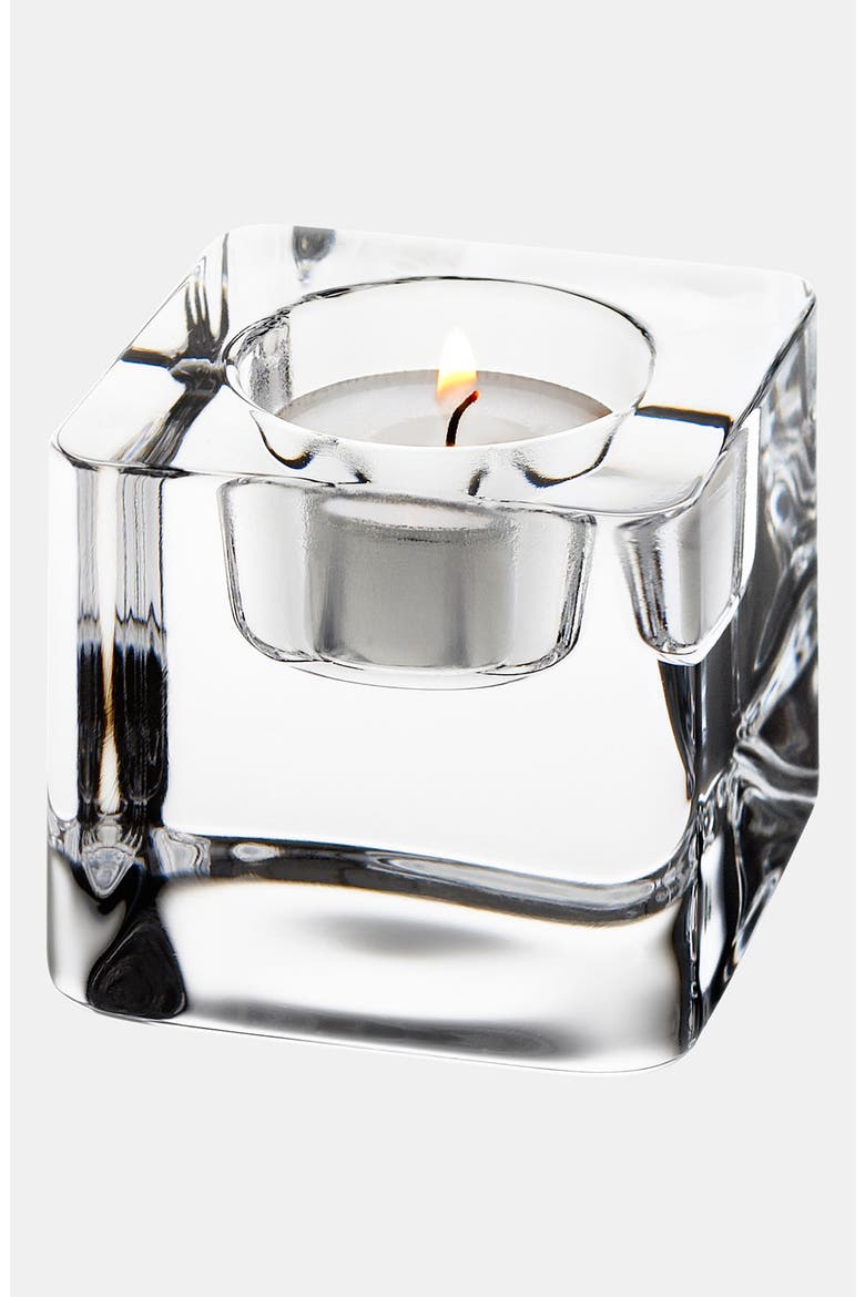 'Ice Cube' Votive Candle Holder, Main, color, NO COLOR