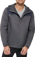 Tommy Hilfiger Nylon Hooded Quilted Rain Jacket