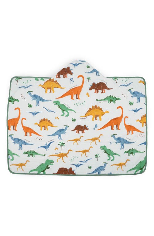 Little Unicorn Cotton Muslin & Terry Hooded Towel In Multi