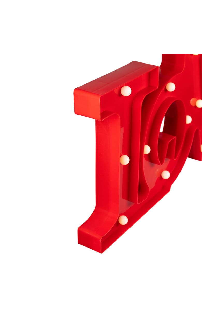 Northlight LED Love Sign Valentine
s Day Marquee Style Wall Art - 20" - Red, Alternate, color, Red