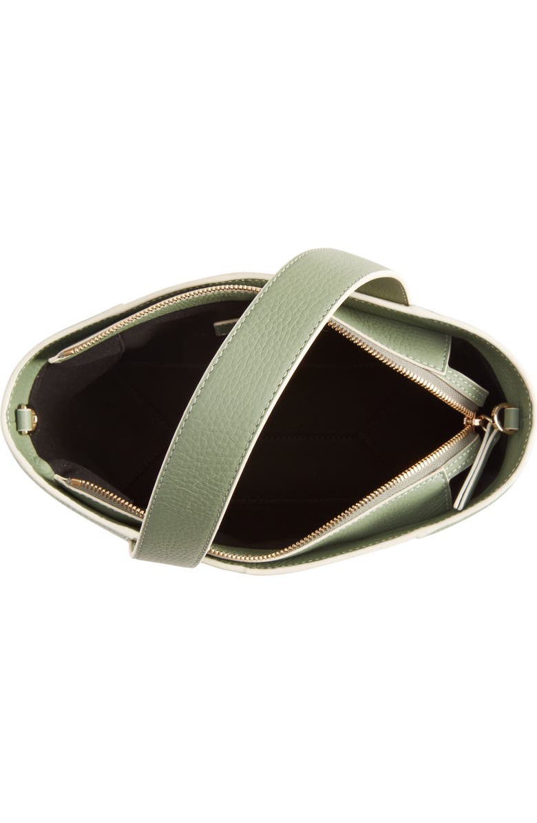 Strathberry Mini S Cabas Colorblock Leather Tote, Alternate, color,