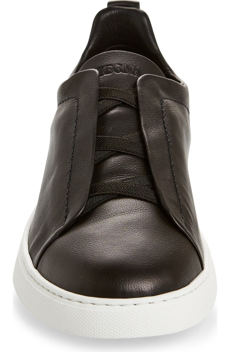 ZEGNA Triple Stitch<sup>™</sup> Secondskin Sneaker, Alternate, color, Black