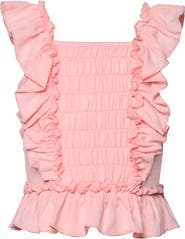 Sara Sara Kids' Ruffle Smocked Top