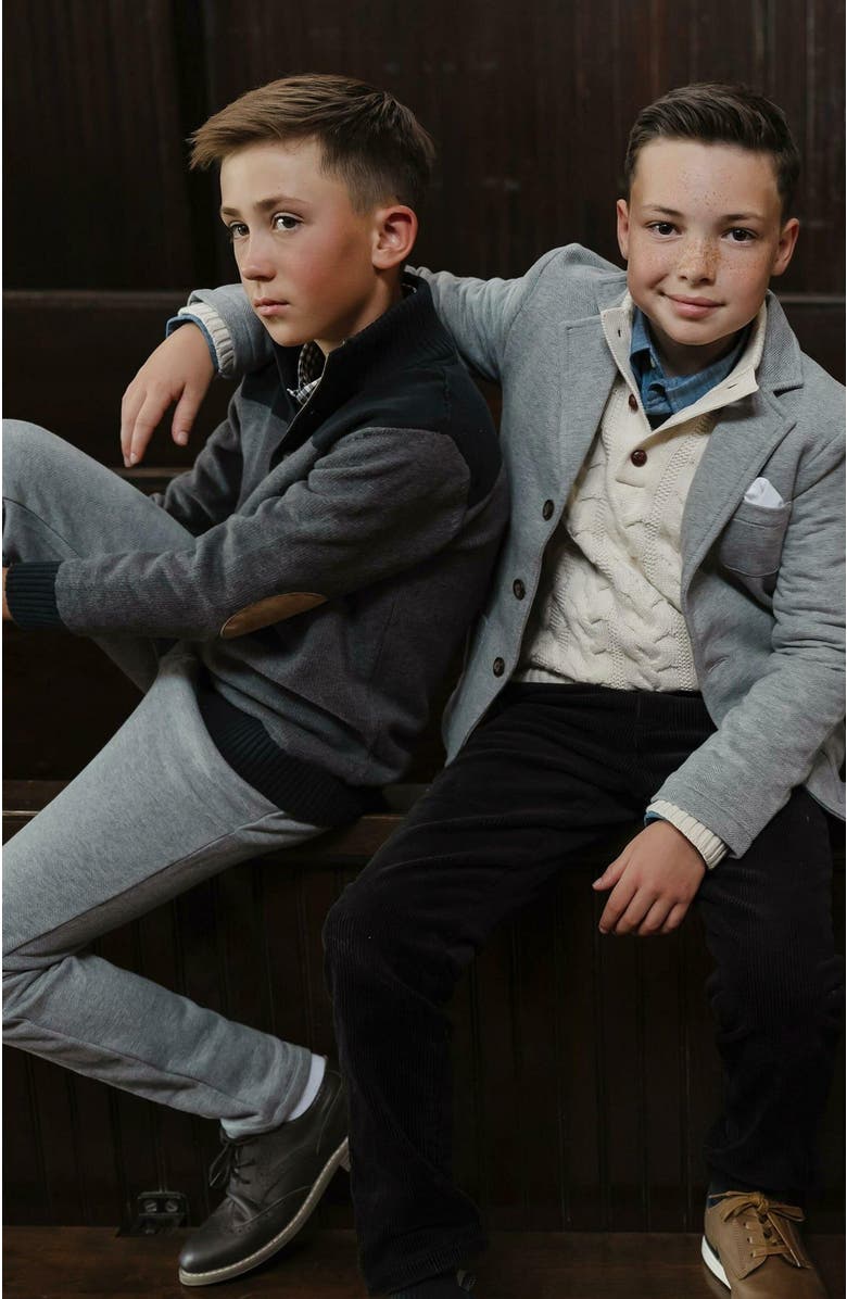 Hope & Henry Boys' Fleece Suit Pant, Toddler, Alternate, color, 