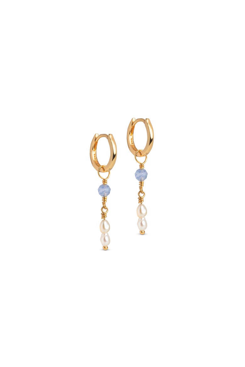 Liva Hoops, Main, color, Blue Quartz