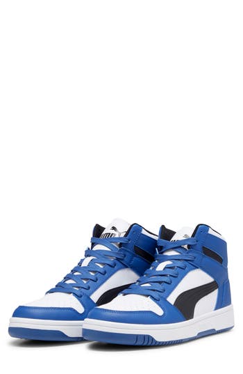 Puma Rebound Layup High Top Sneaker In Blue