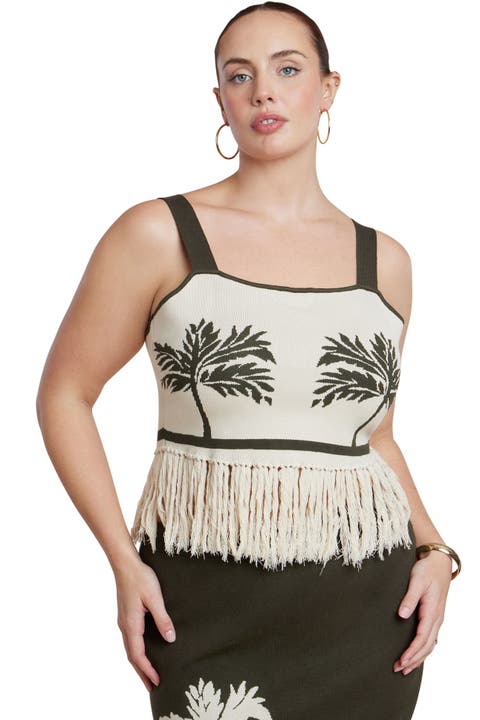 Fringe Crop Top (Plus)
