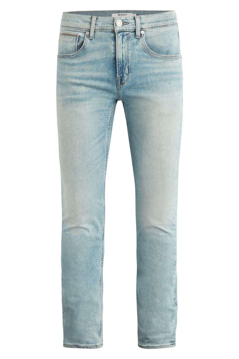 Men's Blake Slim Straight Fit Stretch Organic Cotton Jeans, Alternate, color, CENTRAL
