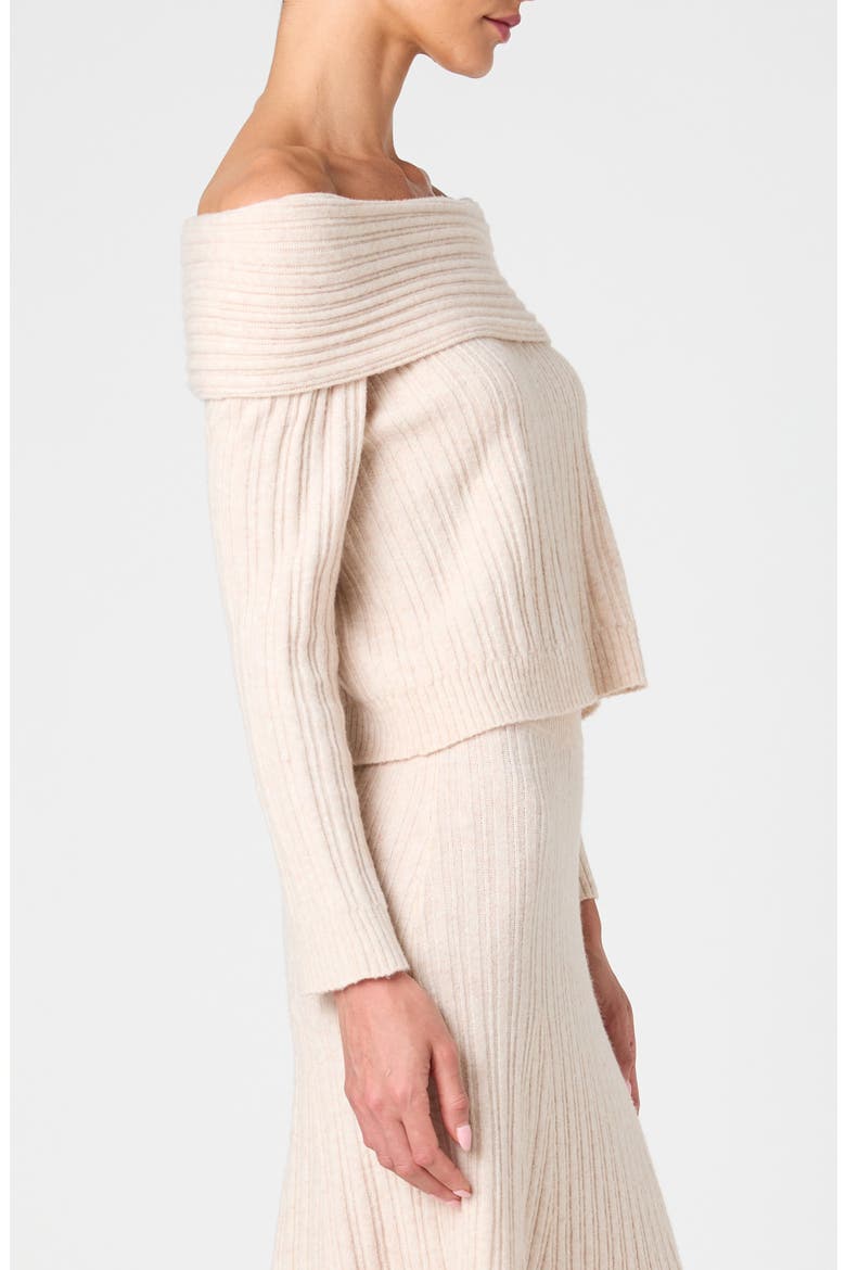 Lucien Off-the-Shoulder Sweater, Main, color, OATMEAL MEL