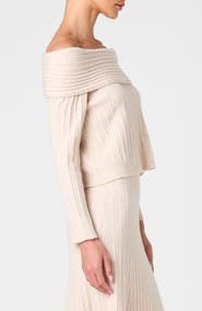 French Connection Lucien Off-the-Shoulder Sweater