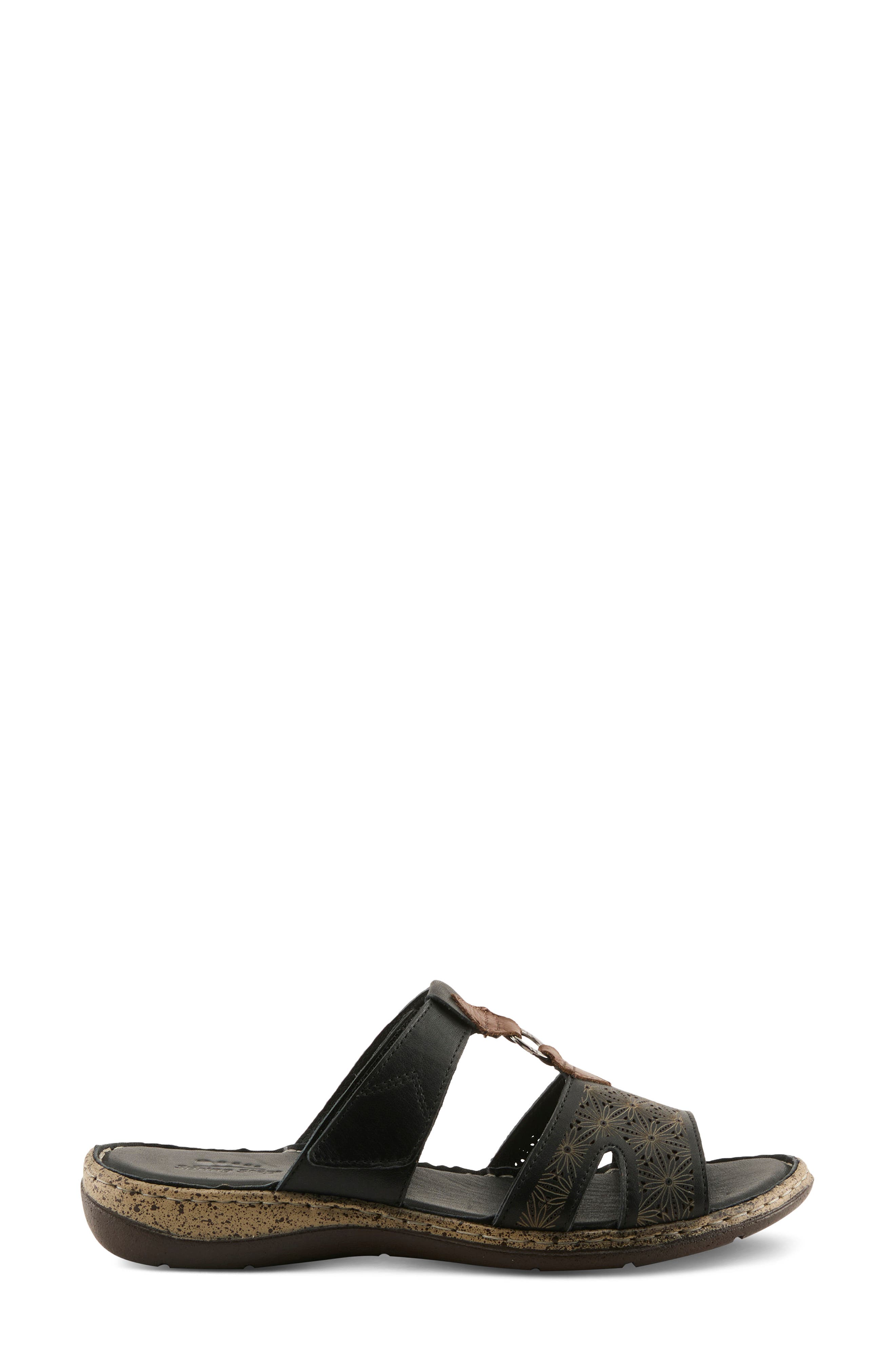 Spring Step Virelle Slide Sandal, Alternate, color, Black