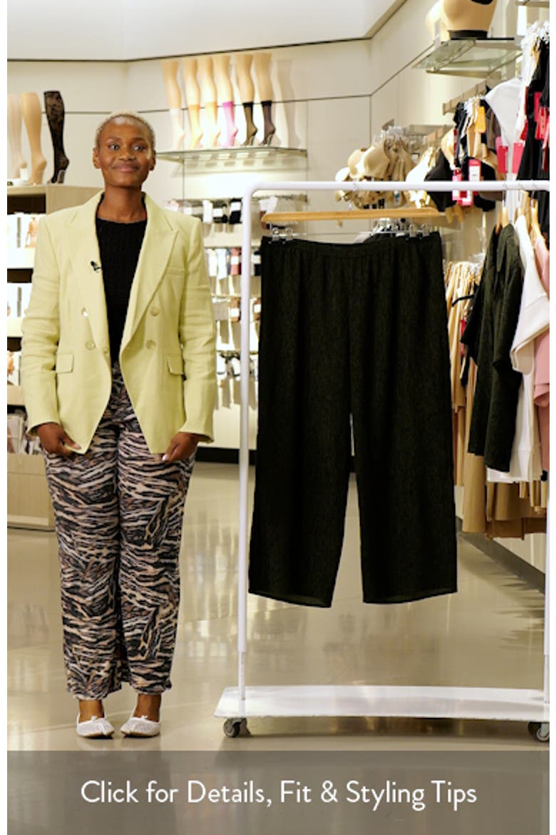 Wide Leg Ankle Pants video