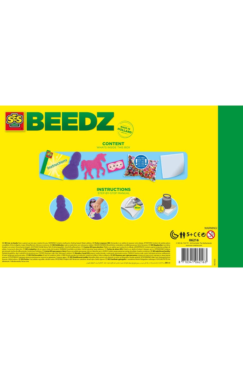 SES Creative Beedz Unicorns and Princesses Iron On Beads, Ages 5+, Alternate, color, Multicolored