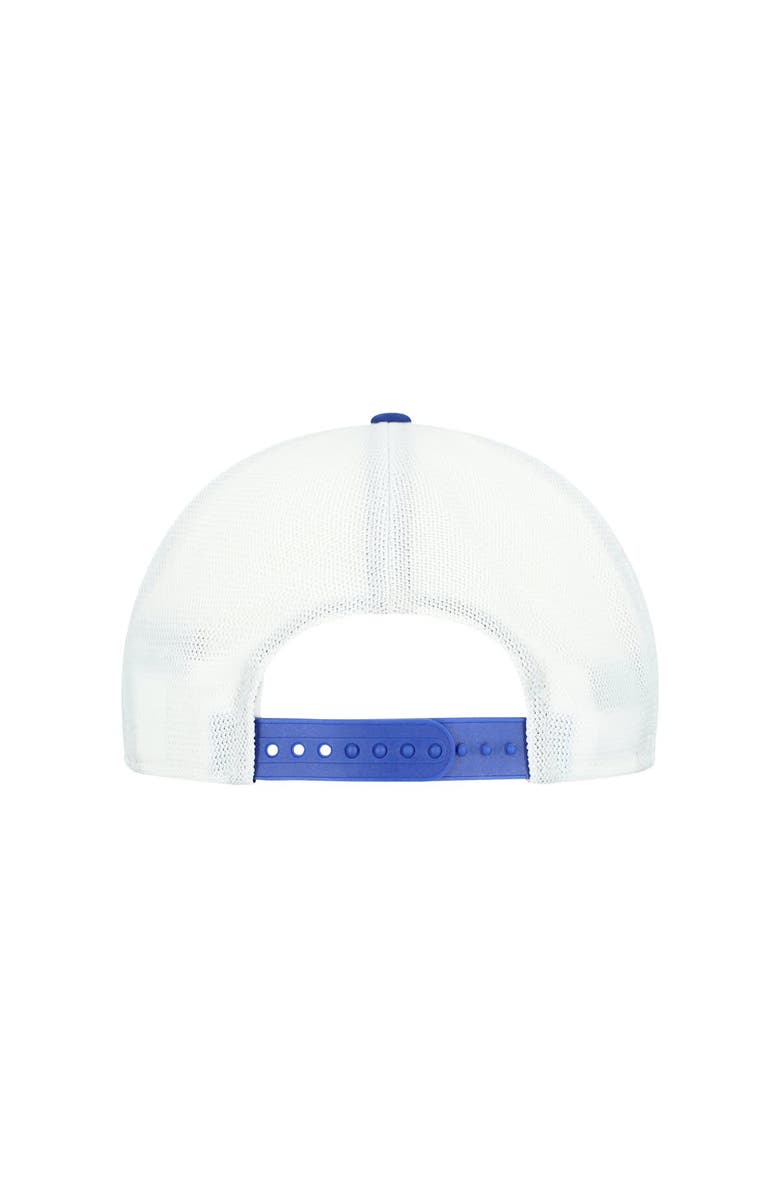 New Era Men's New Era Royal/White New England Patriots Patch 19TWENTY Adjustable Hat, Alternate, color, Royal