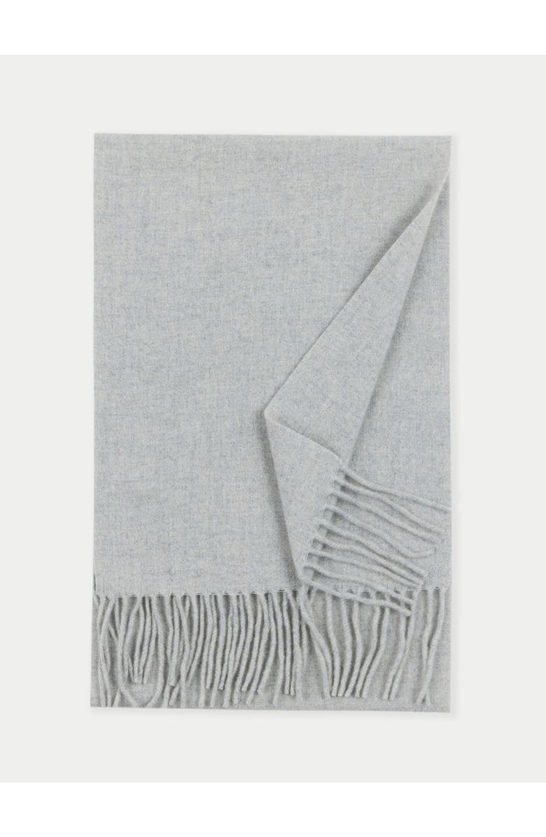 GOBI Mongolian Cashmere Cashmere Fringed Scarf, Alternate, color, Dawn Blue