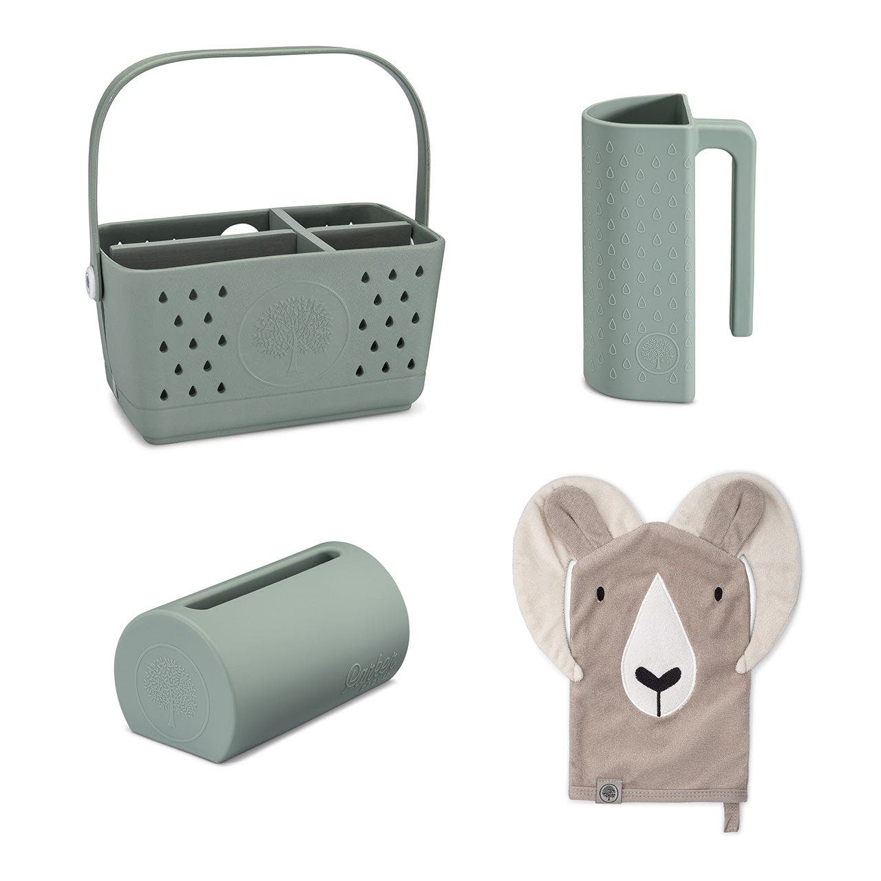 Parker Baby Co. Bath Collection Gift Set in Rain 