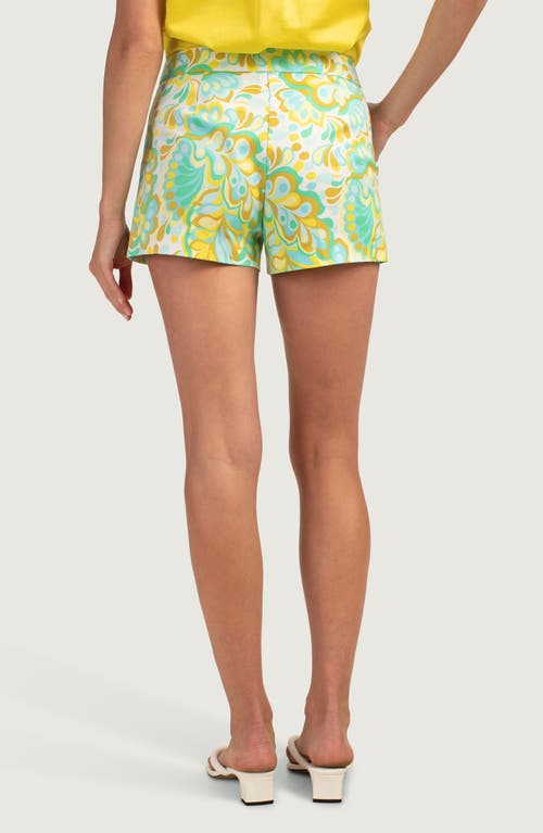 Shop Trina Turk Corbin 2 Shorts In Clearwater Multi